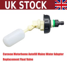 For Aquaroll Aquaruis Rolly Poly Caravan Mains Water Float Valve Assembly