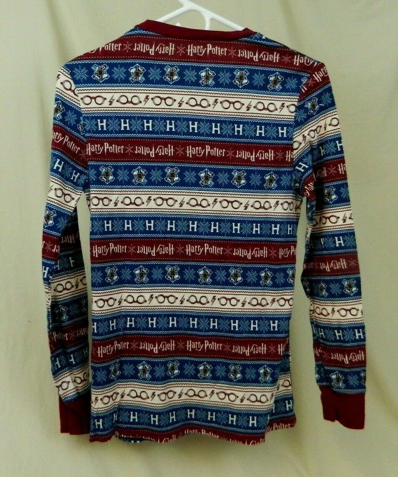 Camisa Harry Potter Estampado Completo Manga Larga Juvenil Talla Grande Gafas Foto 3 de 4