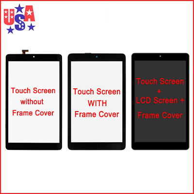 Lot LCD Display+Digitizer Touch Screen+Frame For Alcatel 3T 9027W 9029W/9029Z