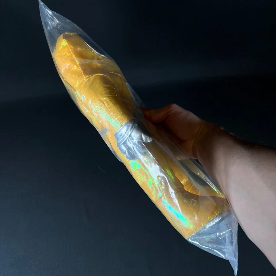 Vintage 1997 Metallic Yellow Intel Bunny People Plus Figure 13" Tall kid toy NEW - Image 3 of 4