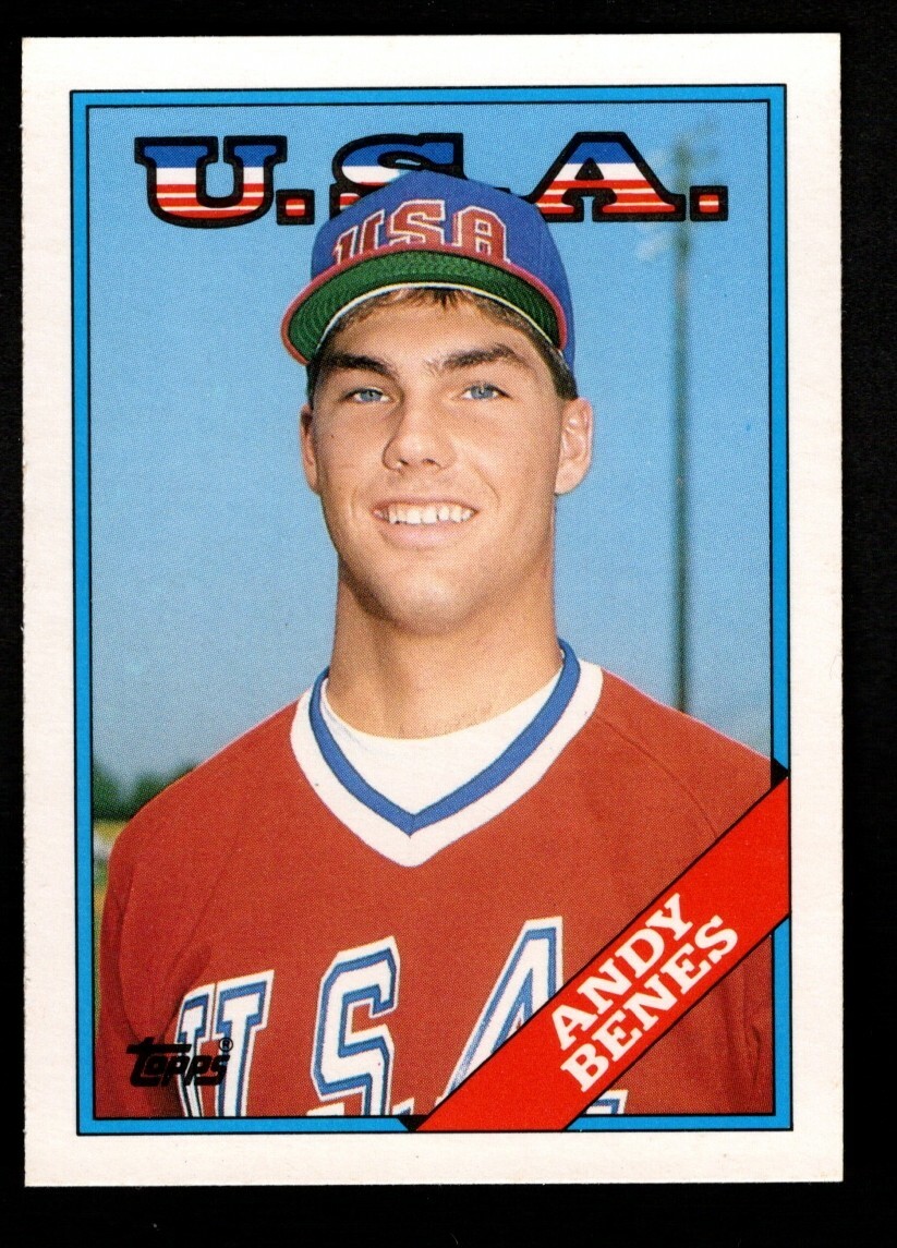 ANDY BENES  USA TEAM RC 1989 TOPPS TRADED #14T