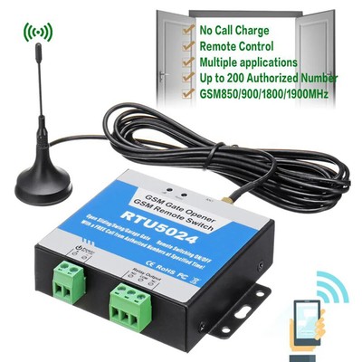 Gate Opener Relay Switch Wireless RemoteControl Long Antenna850/900/1800/1900MHz