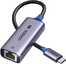 UGREEN Ethernet USB C (Thunderbolt 4/3) to Rj45  LAN Adapter 2.5G, Aluminum