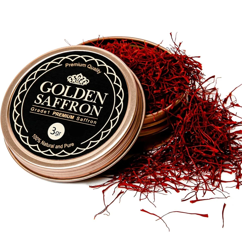 Golden Saffron, Finest Pure Premium All Red Saffron Threads, Grade A+ - Image 2 of 4