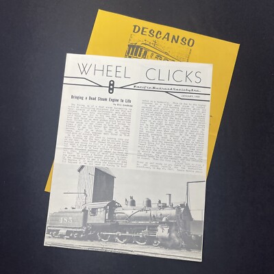 Wheel Clicks Pacific Railroad Society Monthly Newsletter Journal 1981 Januar