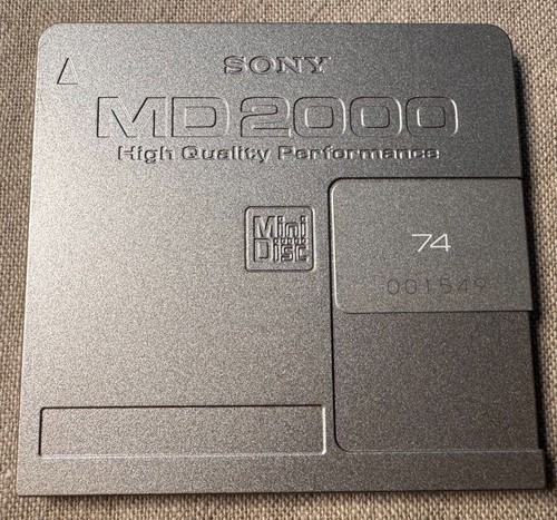 Sony MD 2000 MiniDisc 74min High Quality Performance - Afbeelding 3 van 4