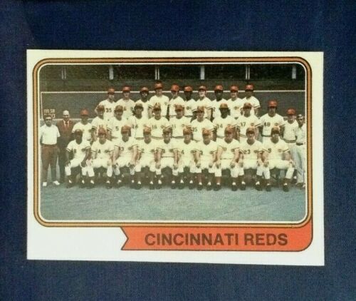 1974 #459 Cincinnati Reds Team carte de baseball neuve dans son emballage vente d'été - Photo 1/2