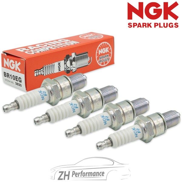 4X NGK 3830 BR10EG ZüNdkerze FüR Honda CR Kawasaki KX Aprilia Yamaha KTM-image