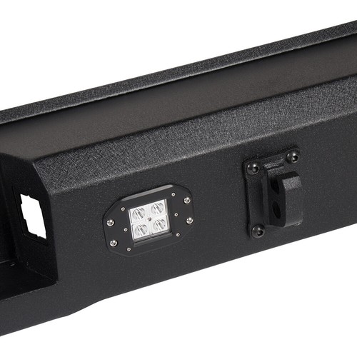 Rear Bumper (Excluding Raptor) w/ Led Lights For 2015-2020 Ford F 150 Step steel - Picture 9 of 12