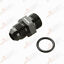 thumbnail 3 - 6AN AN6 Male Flare Straight Adapter Cut O-Ring Fitting Black
