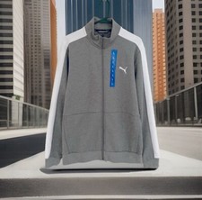 NWT ~ PUMA Track Jacket Men s Sz Large Gray W...