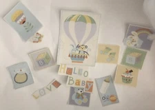 10 Pastel Baby Blocks/Patches/Squares- Iron On Fabric Appliques