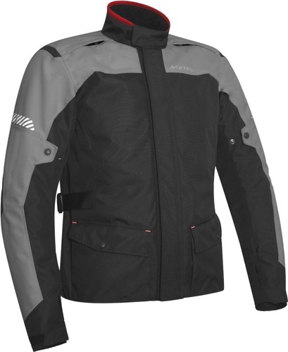 Giacca moto touring adventure Acerbis Discovey Forest nero grigio jacket |  eBay
