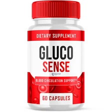 Gluco Sense Advanced Blood Formula Glycogen Max Support Supplement 60 Capsules