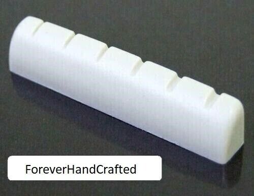 ForeverHandCrafted Slotted BONE GUITAR NUT made for EPIPHONE LES PAUL Guitar - Afbeelding 1 van 4