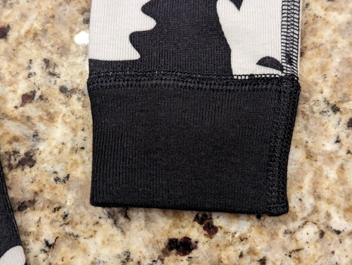 Hanna Andersson Kids Halloween Long John Pajama Set Black White Ghosts US 10 Y - Picture 10 of 16