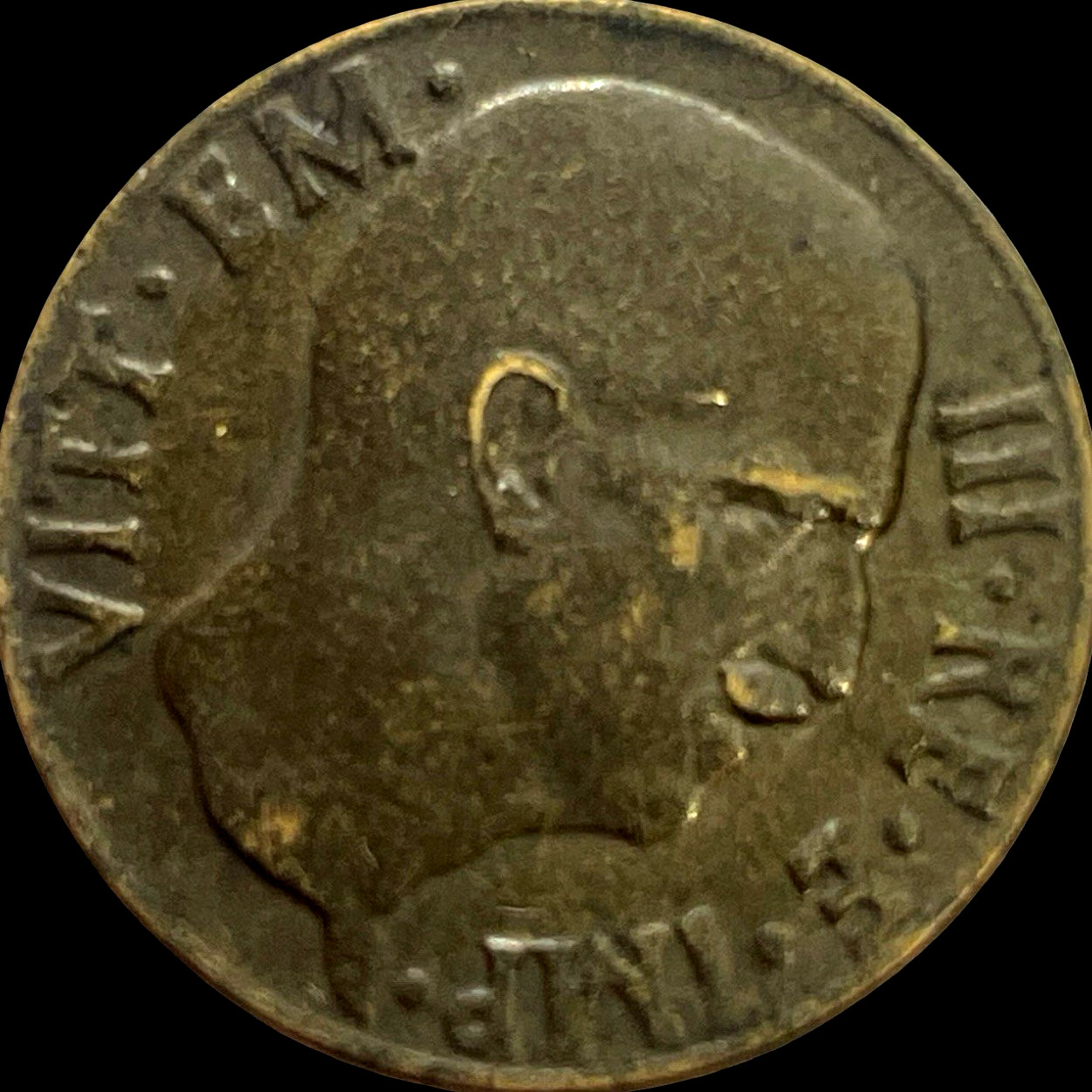 1942 Italy 5 Centesimi Victor Emmanual World Coin KM# 73a Lot C6-118