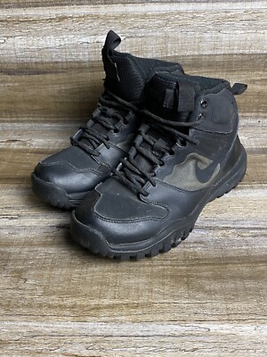 Nike 685621-020 Dual Fusion Hills Mid Trail Hiking Boots shoes Kid's Youth  Y