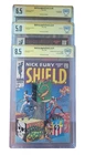 Nick Fury Agent Of Shield 1, 3, 5 All Signed By Jim Steranko CBCS Graded NOT CGC