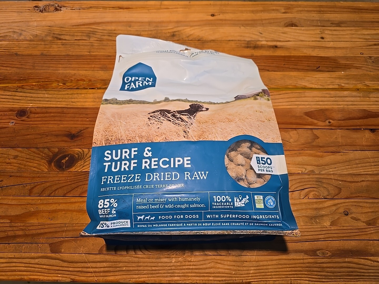 Freeze Dried Raw Dog Food Surf Turf Recipe
