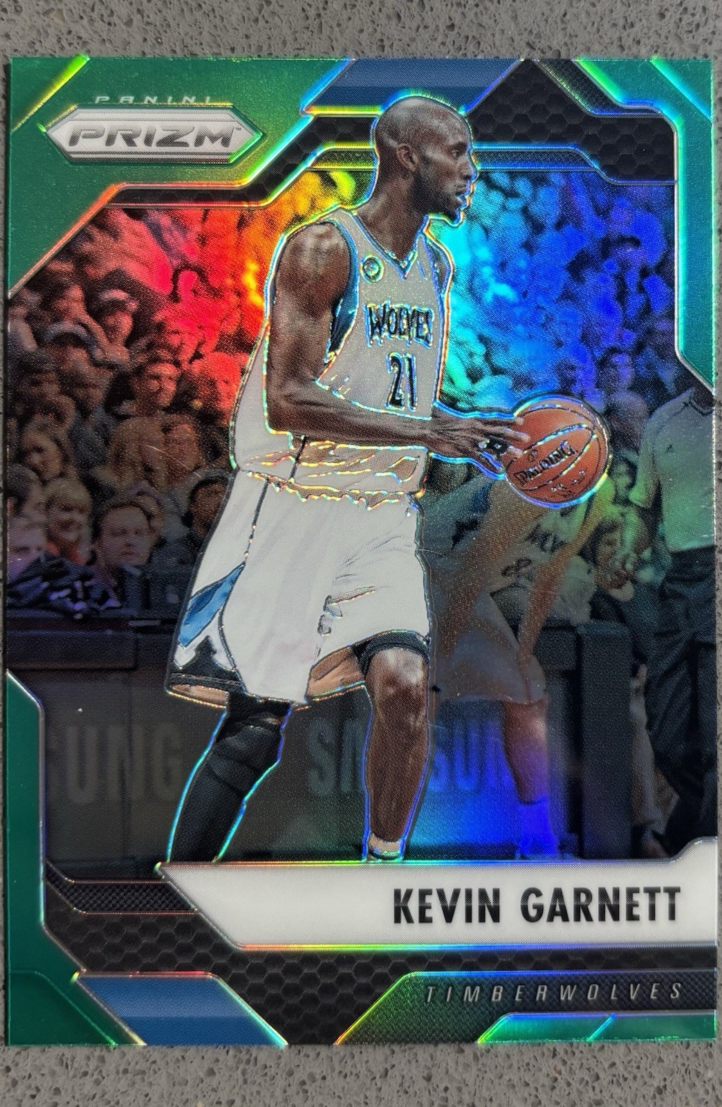 Kevin Garnett 2016 Panini Prizm Green Prizm #264