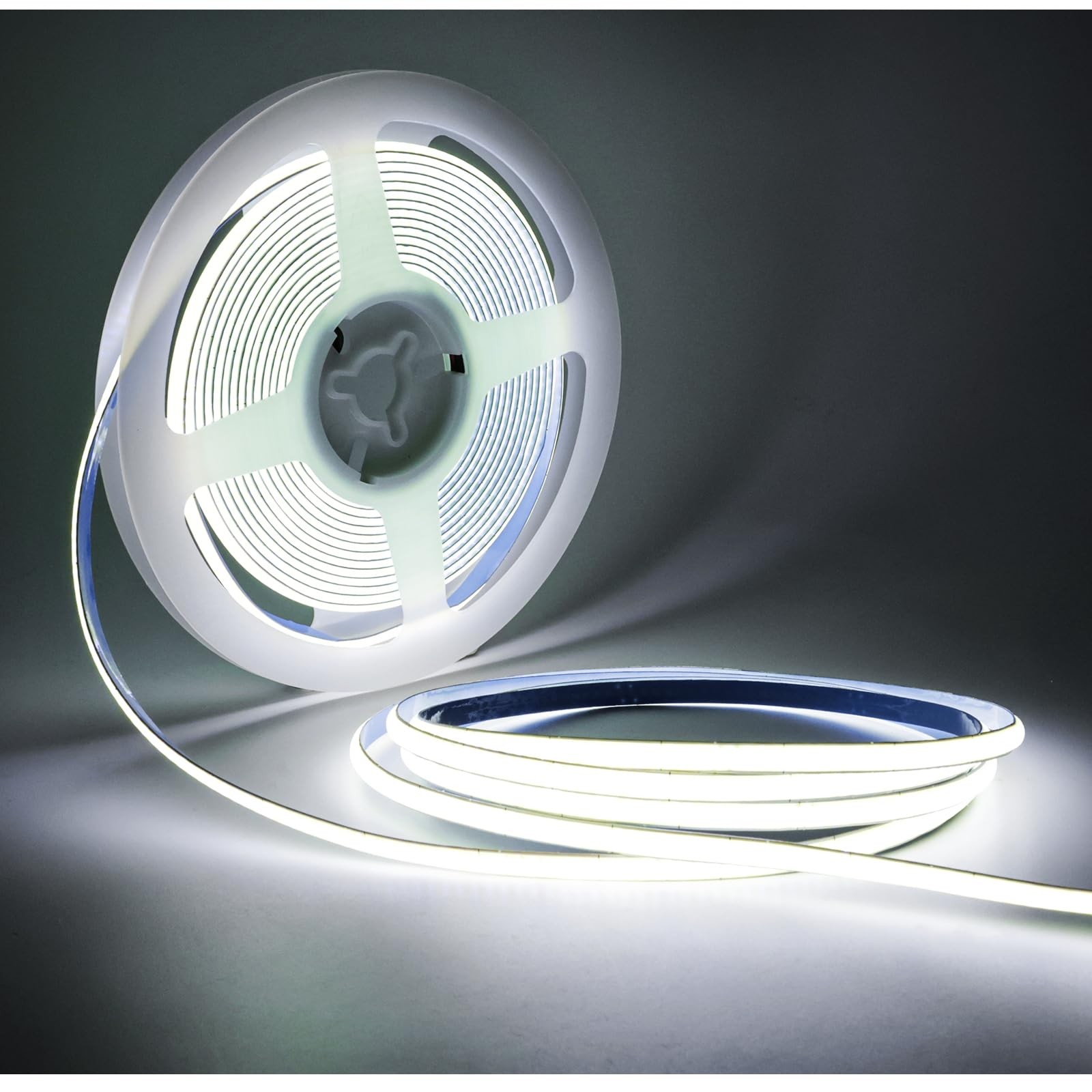 Bande LED COB 24V extra fine de 5mm éclairage continu 6000K sans points noirs