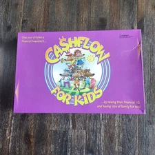 Cashflow for Kids Board Game Rich Dad Poor Dad NOT Complete Completely Playable