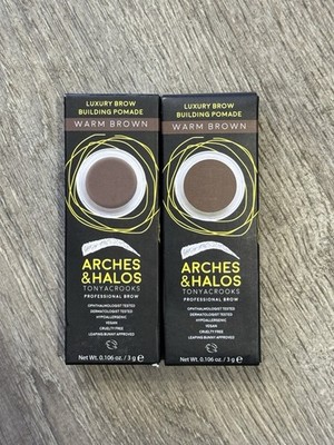 2 pack!  Arches and Halos Luxury Brow Buiding Pomade Warm Brown Tonya Crooks