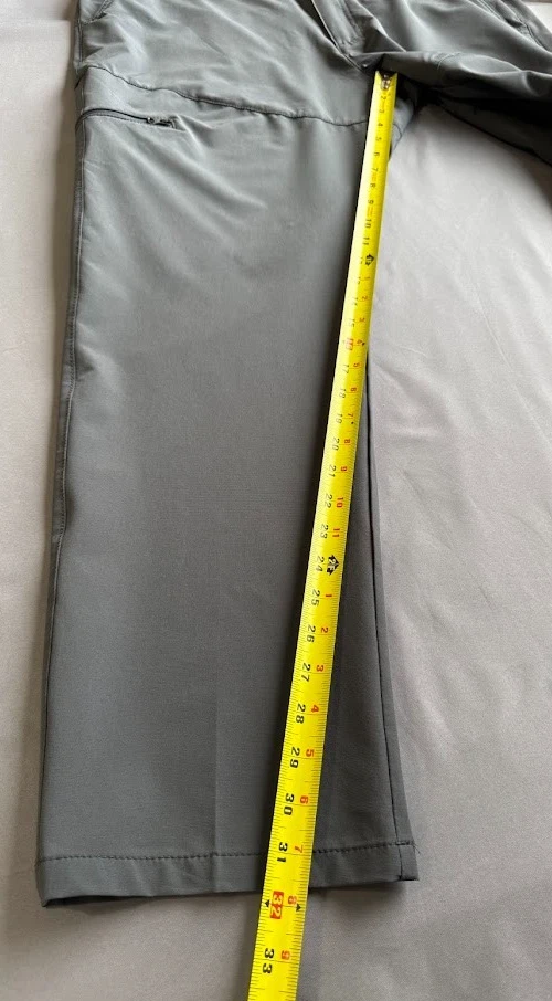 Pantalones cargo Magellan para hombre 40 grises elásticos rendimiento que absorben la humedad al aire libre Foto 4 de 4