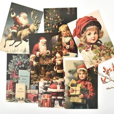 Weihnachts Postkarten Duo Pack mit festlichem Motiv f&uuml;r Dekor Bastelarbeiten