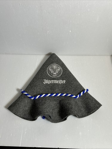 JAGERMEISTER VINTAGE OKTOBERFEST GERMAN BEER DRINKING PROMO Cone HAT BAVARIAN