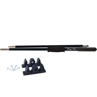 #ad Panther Products 10#x27; King Pin Anchor Pole 2 Piece Black KPP100B $119.99
