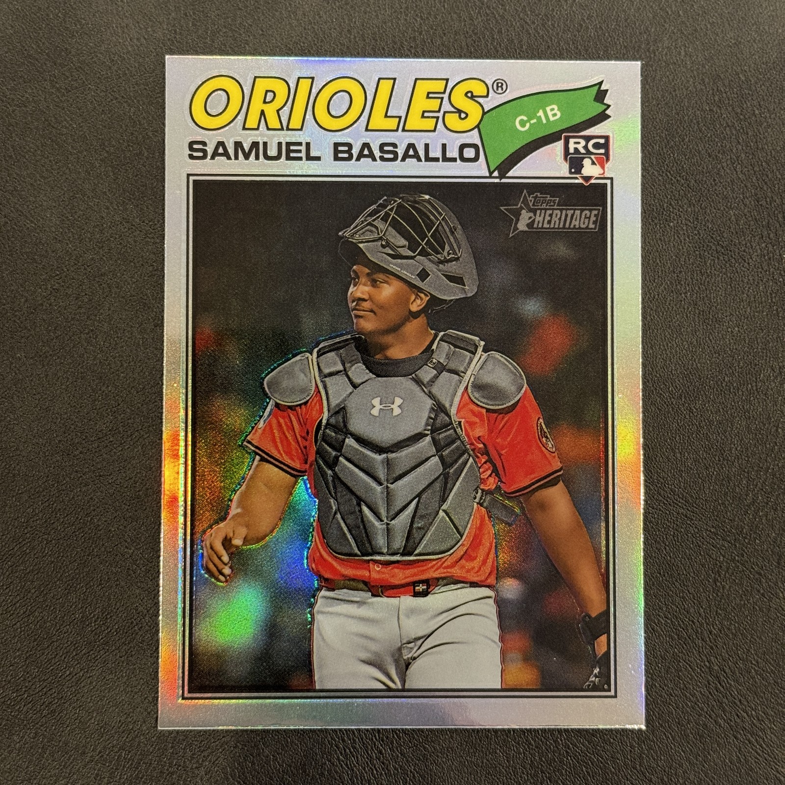 2026 Topps Heritage Samuel Basallo #175 Chrome Refractors Rookie Baltimore