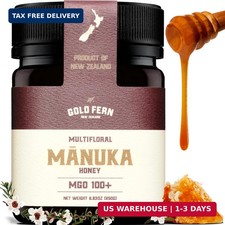 Raw New Zealand Manuka Honey 8.8oz MGO 100 Pure, Natural,