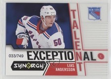 2018-19 Upper Deck Synergy Exceptional Talent 33/749 Lias Andersson #ET-16 0l2