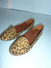 IZZY Flat Spotted Leopard Animal Print Size 9 Round Toe Tan Knit  Size 5 — photo 3