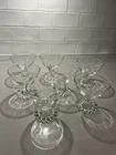 Vintage Anchor Hocking Berwick-Boopie Clear Champagne / Sherbert Glass set of 7