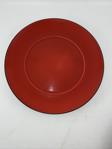 Waechtersbach Duo 10.75” Dinner Plates Set Of 7 Red Brown - Picture 8 of 15