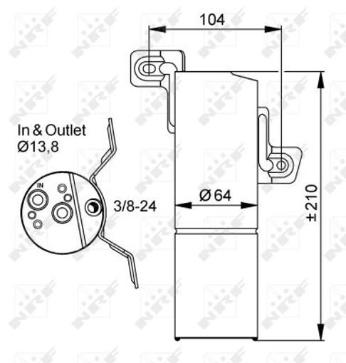 4x ✅Fits NRF 33303 RECEIVER DRIERS  ⭐UK Seller⭐