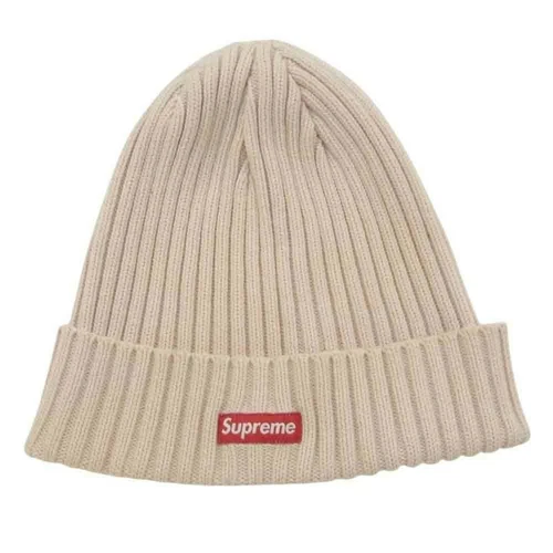 Casquette tricot bonnet rose avec logo petite boîte Supreme occasion LIFE 0