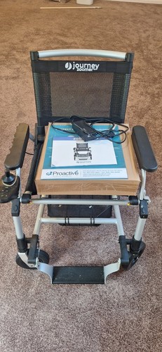 Journey Zoomer Power chair, black slightly-use (only used 1-2 months and inside)