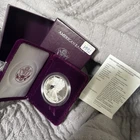 1992-S Proof American Silver Eagle 1 oz Silver Dollar W/ Original Box & COA