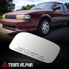 Fit 1991-1994 Nissan Sentra/NX Right Side Convex Mirror Glass Lens Factory Style