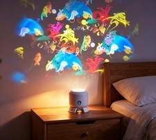 Dynamic Rotating Projector Ocean Light, 2-in-1 Ocean Light Projector, 360 Ro...