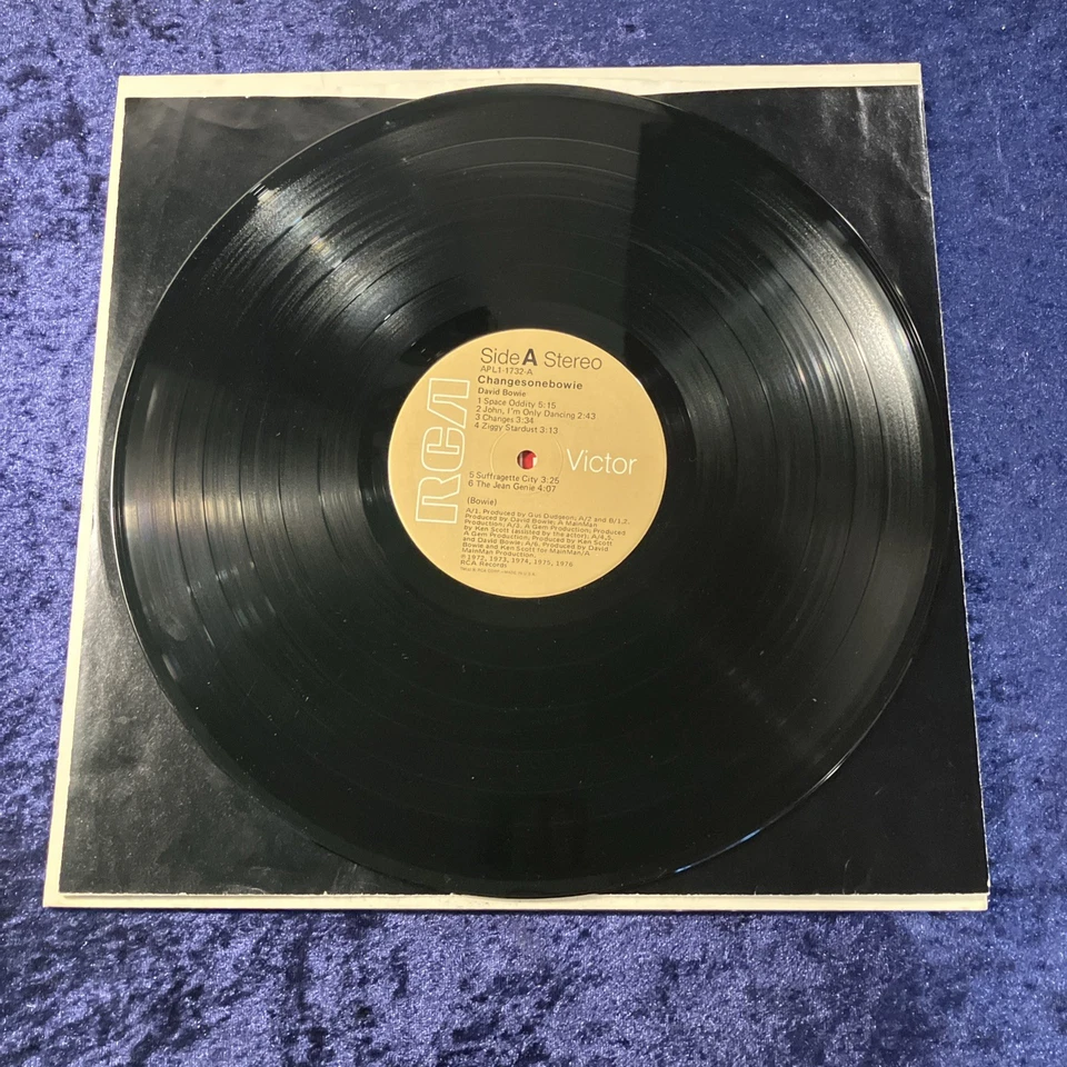 David Bowie - Changes One - LP 1976 Vinyl Hits Best Of VG+ First Pressing - Image 3 of 4