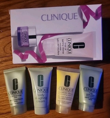 4 x Clinique 7 Day Scrub Cream Rinse-Off Formula 1 oz/30ml = 4oz/120ml NEW FRESH
