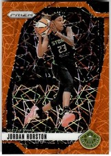 2024 Panini Prizm WNBA #103 Jordan Horston Orange Velocity Prizms