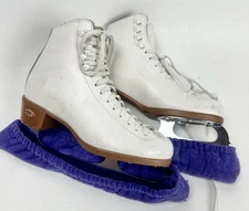 Riedell Figure Ice Skates Size 4 White 