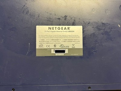 NETGEAR ProSafe Jgs524 24-port Gigabit Ethernet Switch JGS524NA