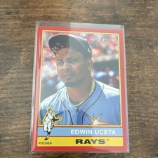 Topps Heritage 2025 Edwin Uceta #390 Tampa Bay Rays Baseball MLB